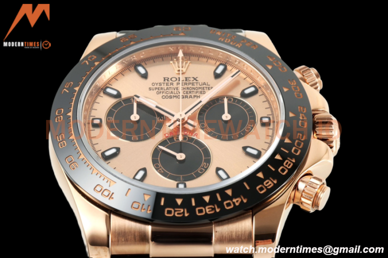 Rolex - Daytona 116515LN 40mm Tungsten Gain Weight Cer RG/RU Champ/Blk ZF SH4130