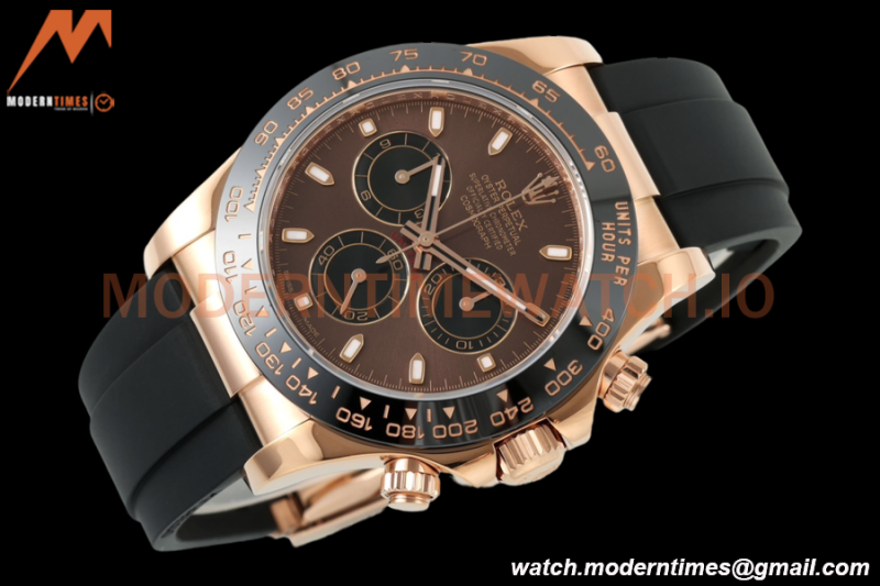 Rolex - Daytona 116515LN 40mm Tungsten Gain Weight Cer RG/RU Brn/Blk ZF SH4130