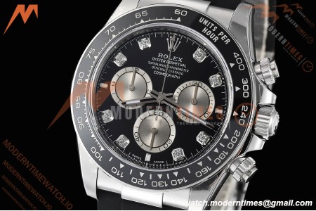 Rolex - Daytona 126519 40mm V2 Gain Weight CER/WG/RU Blk/Silv/Dia VSF DD4131