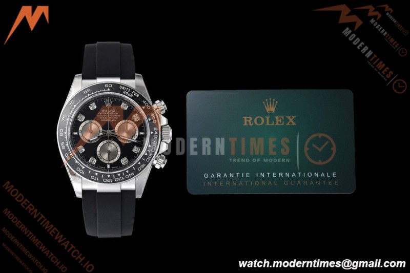 Rolex - Daytona 126519 40mm V2 Gain Weight CER/WG/RU Blk/Silv/Dia VSF DD4131
