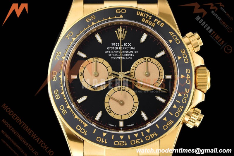 Rolex - Daytona 126518 40mm V2 Gain Weight CER/YG/RU Blk/Gold/Stk VSF DD4131