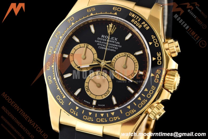 Rolex - Daytona 126518 40mm V2 Gain Weight CER/YG/RU Blk/Gold/Stk VSF DD4131