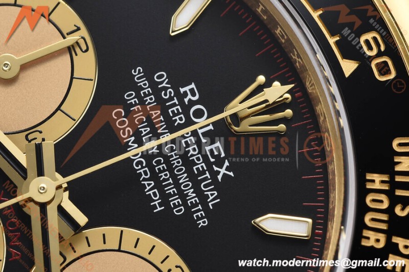 Rolex - Daytona 126518 40mm V2 Gain Weight CER/YG/RU Blk/Gold/Stk VSF DD4131