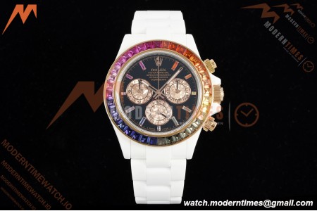 Rolex - Daytona Rainbow 40mm CER/CER Blk/Rbw Black Sonic DD4130
