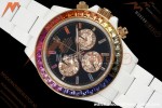 Rolex - Daytona Rainbow 40mm CER/CER Blk/Rbw Black Sonic DD4130 | 롤렉스 - 데이토나 레인보우 40mm CER/CER 블랙/레드/블루 소닉 DD4130