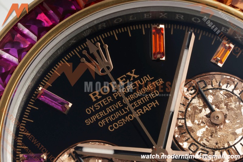 Rolex - Daytona Rainbow 40mm CER/CER Blk/Rbw Black Sonic DD4130 | 롤렉스 - 데이토나 레인보우 40mm CER/CER 블랙/레드/블루 소닉 DD4130