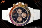Rolex - Daytona Rainbow 40mm CER/CER Blk/Rbw Black Sonic DD4130 | 롤렉스 - 데이토나 레인보우 40mm CER/CER 블랙/레드/블루 소닉 DD4130