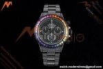 Rolex - Blaken Daytona Rainbow 40mm Diamond DLC/DLC Black/Stk Sonic DD4130 | 롤렉스 - 블레이큰 데이토나 레인보우 40mm 다이아몬드 DLC/DLC 블랙/Stk 소닉 DD4130