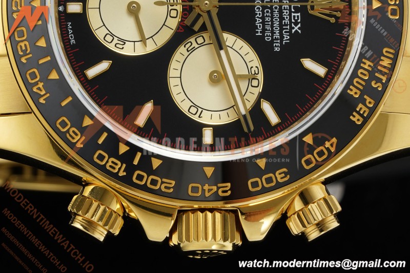 Rolex - Daytona 126518LN 40mm V10 Gain Weight CER/YG/RU Blk/Gold/Stk QF SH4131