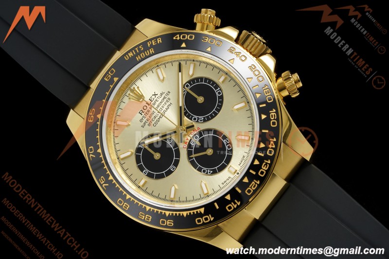Rolex - Daytona 126518LN 40mm V10 Gain Weight CER/YG/RU Gold/Blk/Stk QF SH4131