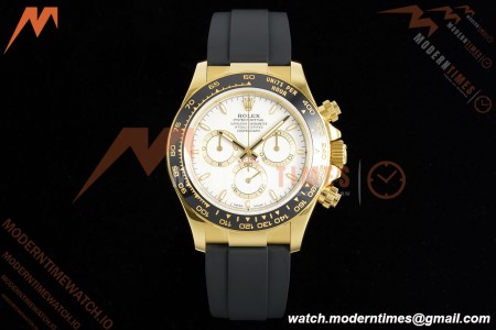 Rolex - Daytona 126518LN 40mm V10 Gain Weight CER/YG/RU Wht/Stk QF SH4131 | 롤렉스 - 데이토나 126518LN 40mm V10 게인 웨이트 CER/YG/RU 화이트/스틸 QF SH4131