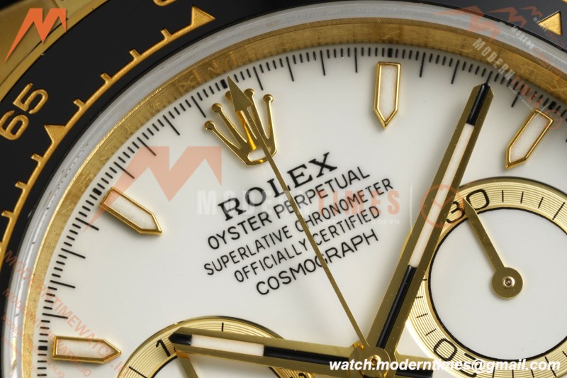 Rolex - Daytona 126518LN 40mm V10 Gain Weight CER/YG/RU Wht/Stk QF SH4131