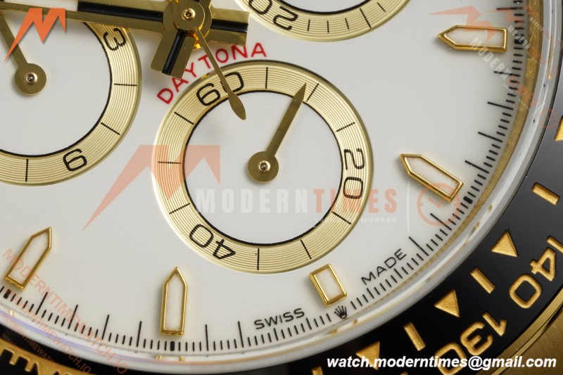 Rolex - Daytona 126518LN 40mm V10 Gain Weight CER/YG/RU Wht/Stk QF SH4131