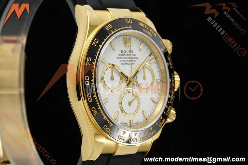 Rolex - Daytona 126518LN 40mm V10 Gain Weight CER/YG/RU Wht/Stk QF SH4131