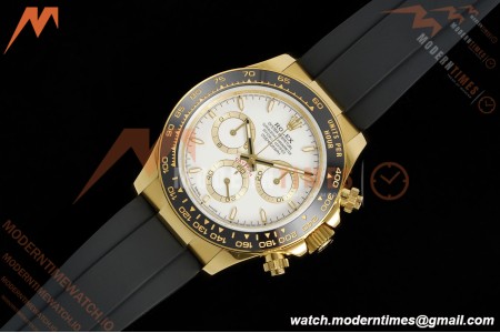 Rolex - Daytona 126518LN 40mm V10 Gain Weight CER/YG/RU Wht/Stk QF SH4131
