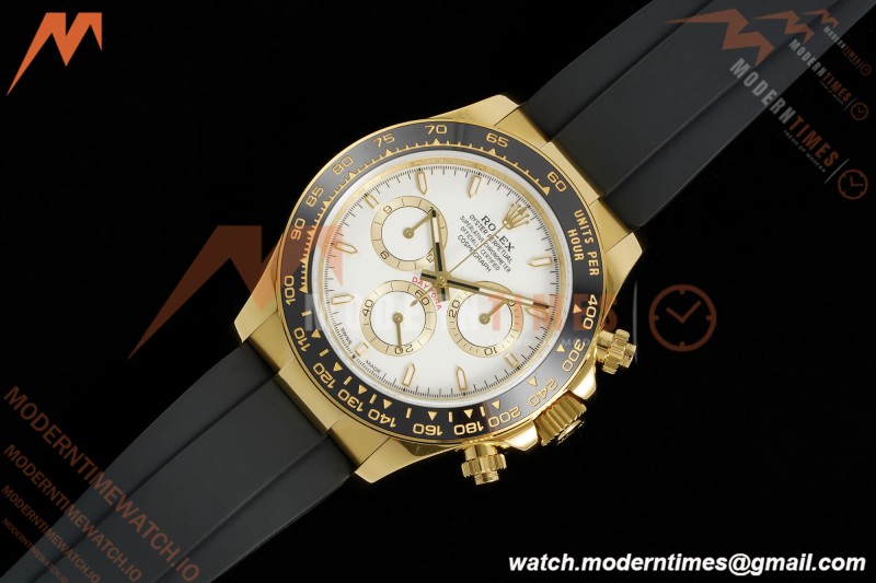 Rolex - Daytona 126518LN 40mm V10 Gain Weight CER/YG/RU Wht/Stk QF SH4131
