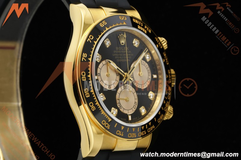 Rolex - Daytona 126518LN 40mm V10 Gain Weight CER/YG/RU Blk/Gold/Dia QF SH4131