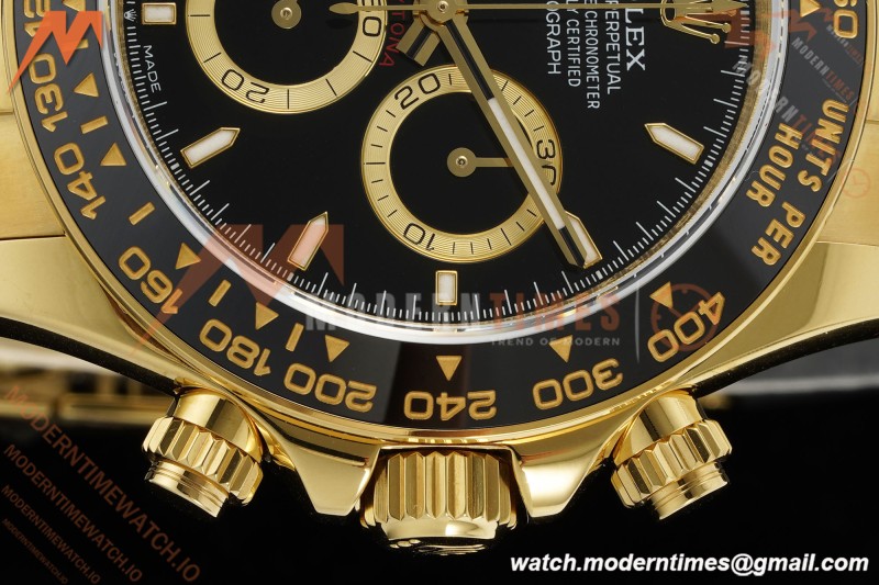 Rolex - Daytona 126518LN 40mm V10 Gain Weight CER/YG/RU Blk/Stk QF SH4131