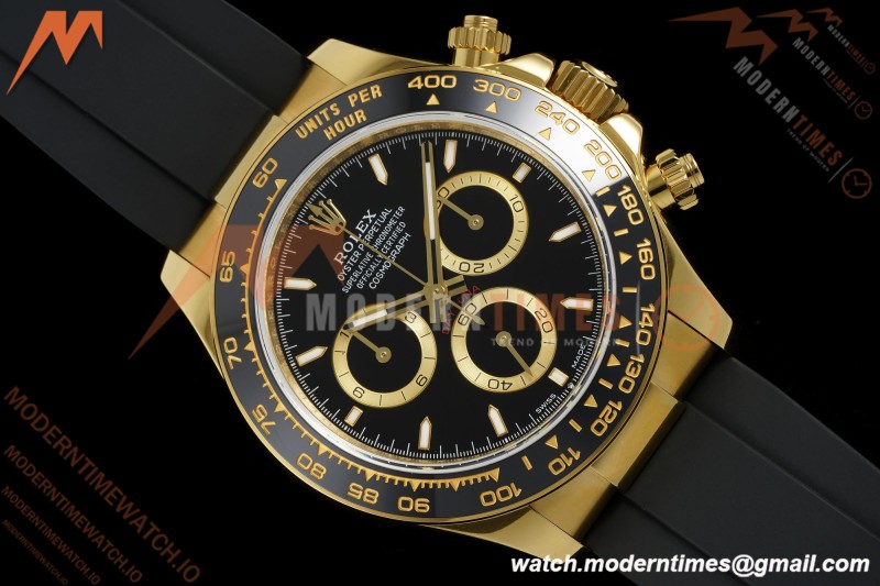 Rolex - Daytona 126518LN 40mm V10 Gain Weight CER/YG/RU Blk/Stk QF SH4131