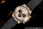 Rolex - Daytona 126515LN 40mm V10 Gain Weight CER/RG/RU RG/Blk/Stk QF SH4131