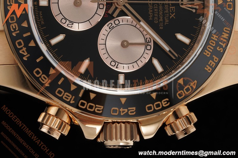 Rolex - Daytona 126515LN 40mm V10 Gain Weight CER/RG/RU Blk/RG/Stk QF SH4131