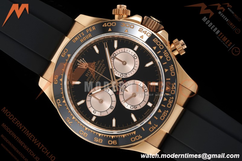 Rolex - Daytona 126515LN 40mm V10 Gain Weight CER/RG/RU Blk/RG/Stk QF SH4131