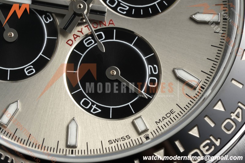 Rolex - Daytona 126519LN 40mm V10 Gain Weight CER/WG/RU Gry/Blk/Stk QF SH4131 | 롤렉스 - 데이토나 126519LN 40mm V10 게인 웨이트 CER/WG/RU 그레이/블랙/스틸 QF SH4131