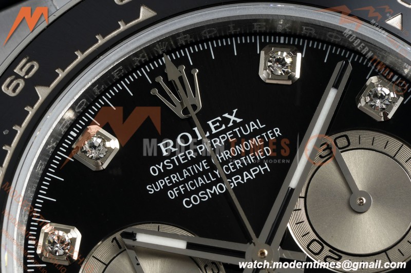 Rolex - Daytona 126519LN 40mm V10 Gain Weight CER/SS/RU Blk/Gry/Dia QF SH4131