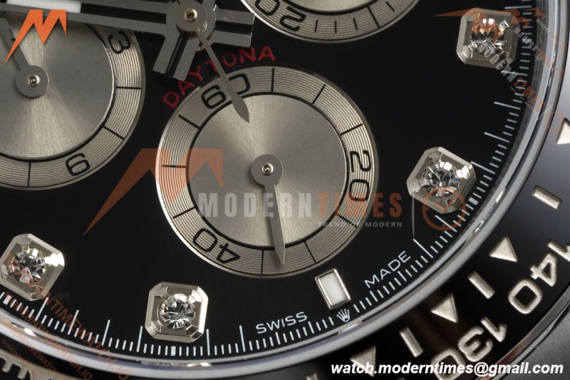 Rolex - Daytona 126519LN 40mm V10 Gain Weight CER/SS/RU Blk/Gry/Dia QF SH4131