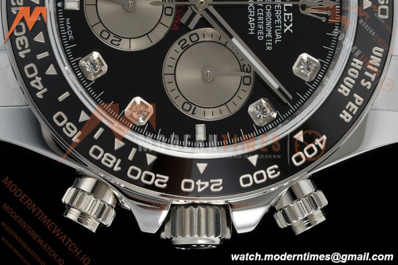 Rolex - Daytona 126519LN 40mm V10 Gain Weight CER/SS/RU Blk/Gry/Dia QF SH4131