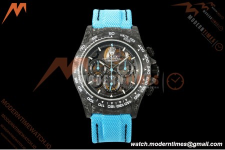 Rolex - Daytona Blaken 40mm CER 904L FC/NY Blk/Blu Skeleton GETF SA4130