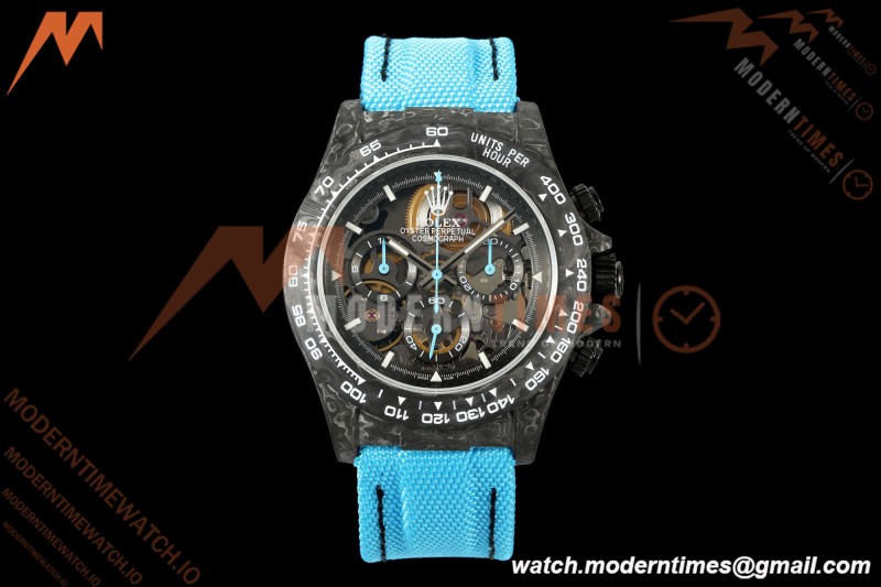 Rolex - Daytona Blaken 40mm CER 904L FC/NY Blk/Blu Skeleton GETF SA4130 | 롤렉스 - 데이토나 블레이큰 40mm CER 904L FC/NY 블랙/블루 스켈레톤 GETF SA4130
