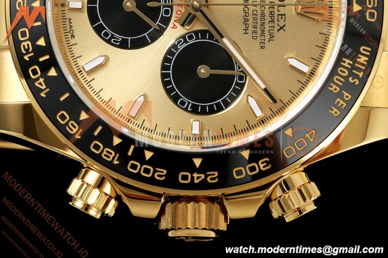 Rolex - Daytona 126518LN 40mm CER 904L YG/RU Gold/Black THBF SH4131