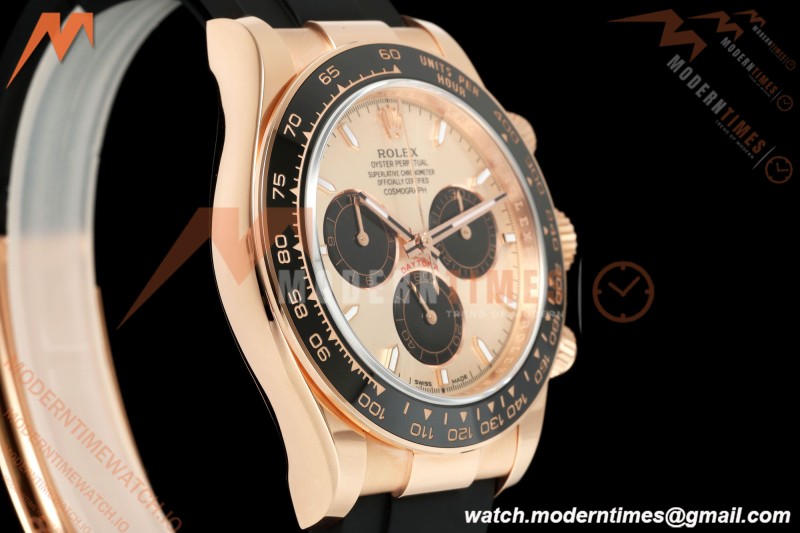 Rolex - Daytona 126515LN 40mm 904L Ceramic RG/RU Champ/Blk THBF SH4131