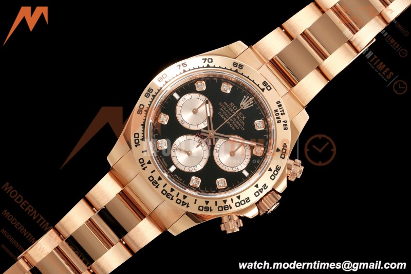 Rolex - Daytona 126505 40mm 904L RG/RG Blk/RG/Dia THBF SH4131 | 롤렉스 - 데이토나 126505 40mm 904L RG/RG Blk/RG/Dia THBF SH4131