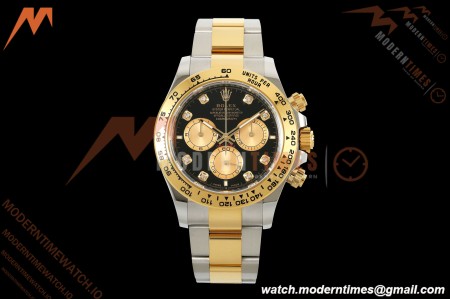 Rolex - Daytona 126503 40mm 904L YG/SS Blk/Gold/Dia THBF SH4131