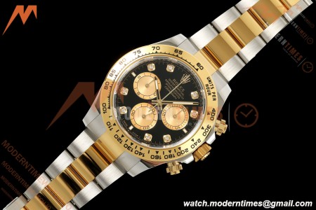 Rolex - Daytona 126503 40mm 904L YG/SS Blk/Gold/Dia THBF SH4131