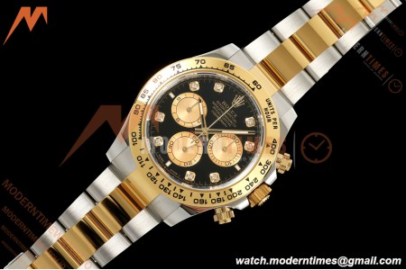 Rolex - Daytona 126503 40mm 904L YG/SS Blk/Gold/Dia THBF SH4131