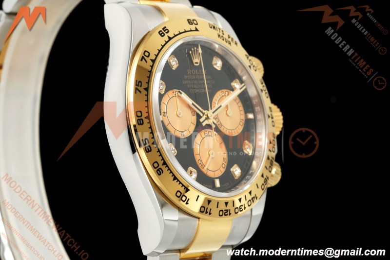 Rolex - Daytona 126503 40mm 904L YG/SS Blk/Gold/Dia THBF SH4131