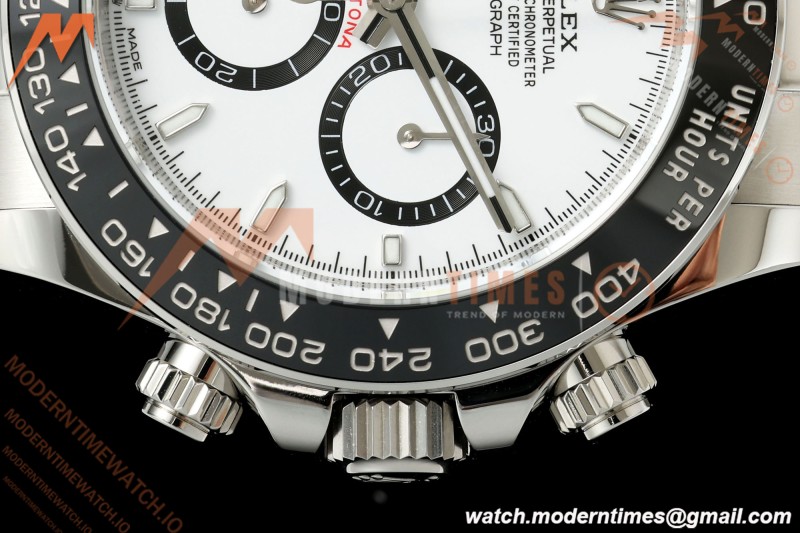 Rolex - Daytona 126500LN 40mm CER 904L SS/SS White THBF SH4131