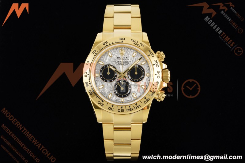 Rolex - Daytona 116508 40mm Tungsten Gain Weight YG/YG Meteorite Dial 3CF V2 SH4130