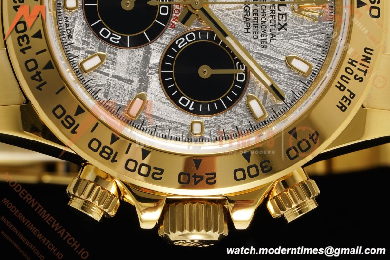 Rolex - Daytona 116508 40mm Tungsten Gain Weight YG/YG Meteorite Dial 3CF V2 SH4130