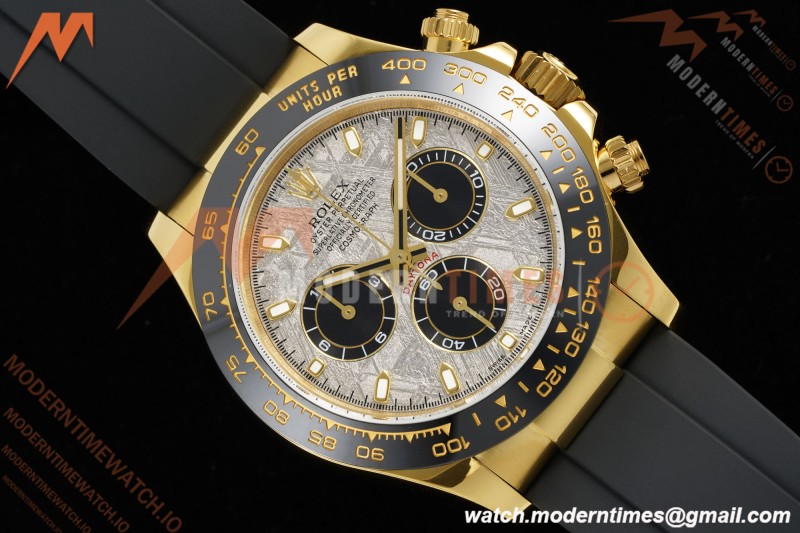 Rolex - Daytona 116518LN 40mm Tungsten Gain Weight YG/RU Meteorite Dial 3CF V2 SH4130 | 롤렉스 - 데이토나 116518LN 40mm 텅스텐 게인 웨이트 YG/RU 운석 다이얼 3CF V2 SH4130