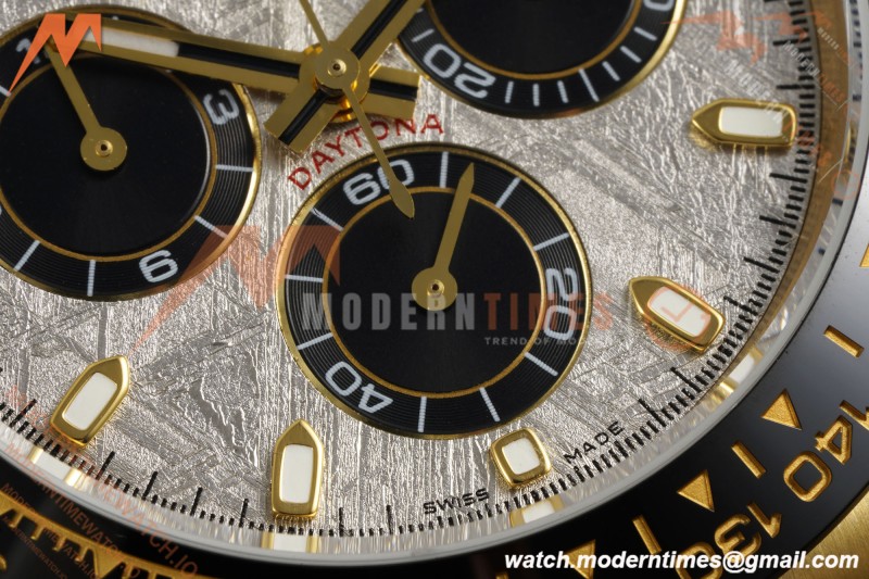 Rolex - Daytona 116518LN 40mm Tungsten Gain Weight YG/RU Meteorite Dial 3CF V2 SH4130 | 롤렉스 - 데이토나 116518LN 40mm 텅스텐 게인 웨이트 YG/RU 운석 다이얼 3CF V2 SH4130