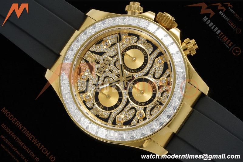 Rolex - Daytona 116588TBR 40mm Tungsten Gain Weight YG/RU Diamond Dial 3CF SH4130