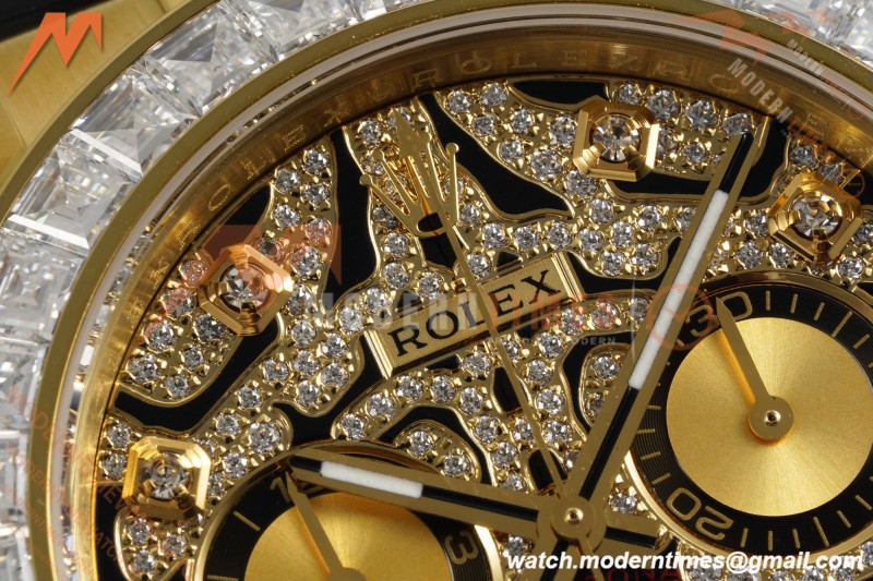 Rolex - Daytona 116588TBR 40mm Tungsten Gain Weight YG/RU Diamond Dial 3CF SH4130