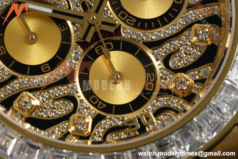 Rolex - Daytona 116588TBR 40mm Tungsten Gain Weight YG/RU Diamond Dial 3CF SH4130