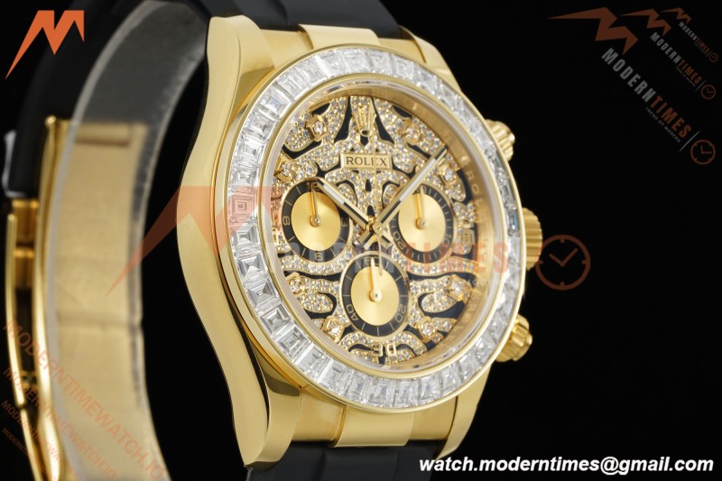 Rolex - Daytona 116588TBR 40mm Tungsten Gain Weight YG/RU Diamond Dial 3CF SH4130