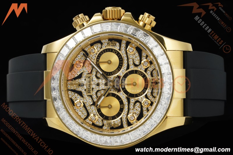 Rolex - Daytona 116588TBR 40mm Tungsten Gain Weight YG/RU Diamond Dial 3CF SH4130