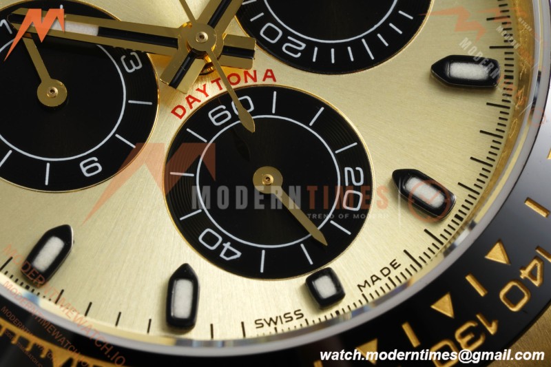 Rolex - Daytona 116518LN 40mm Tungsten Gain Weight YG/RU Champagne Dial 3CF V2 SH4130